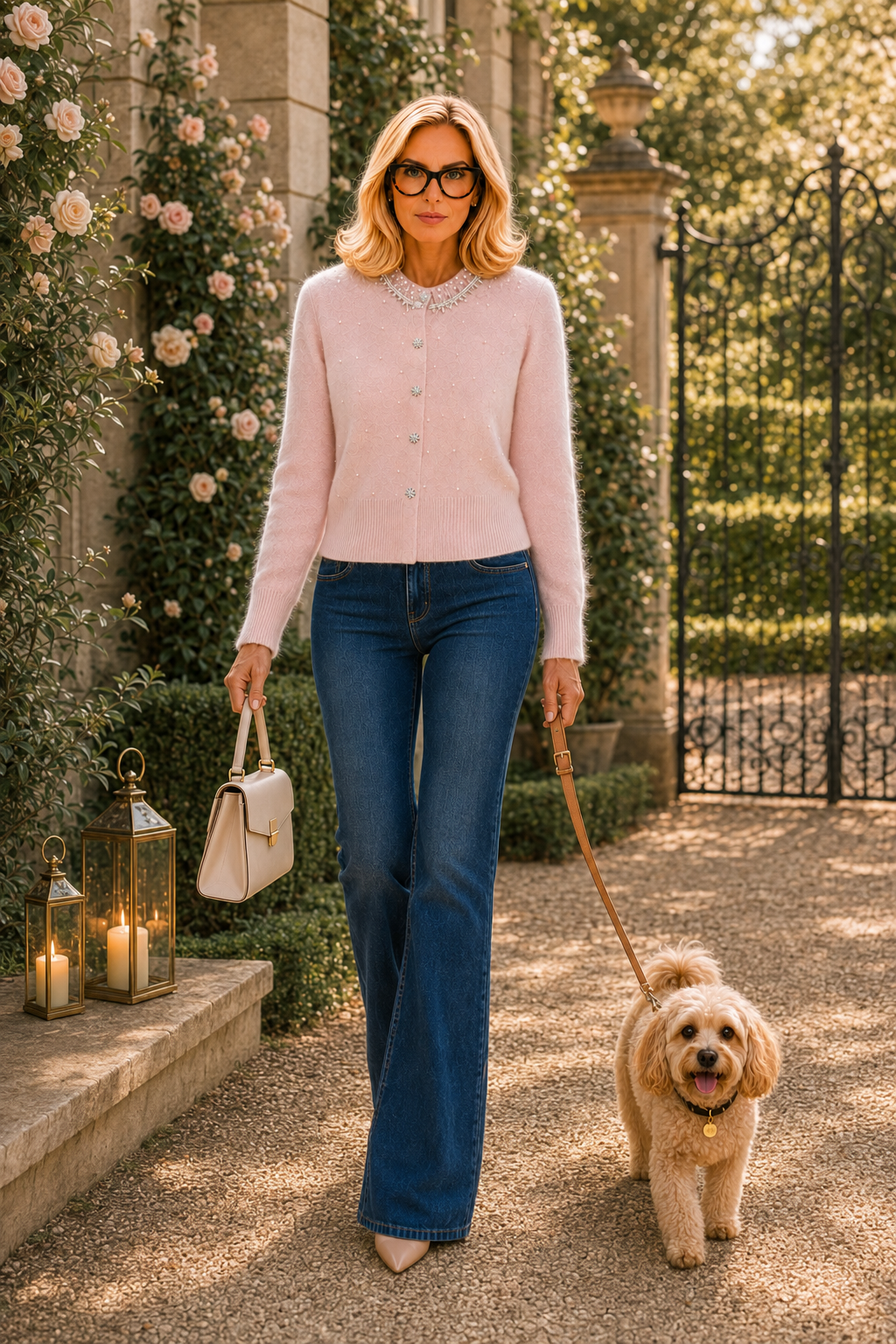 The Elodie Pearl Cardigan