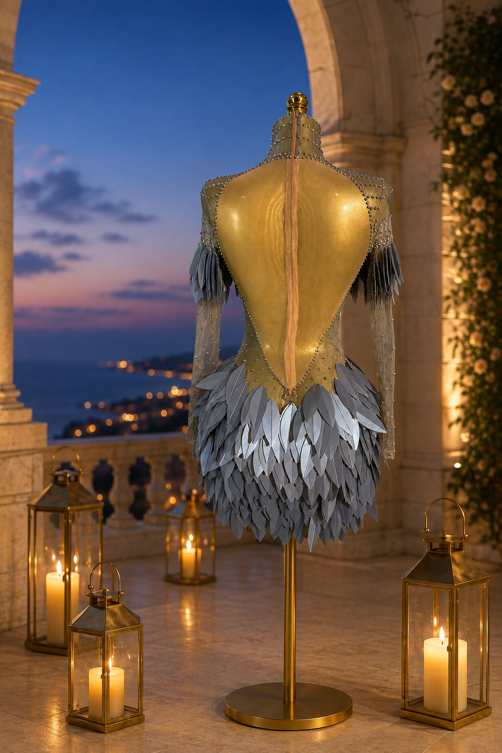 The Aurora Crystal Dress