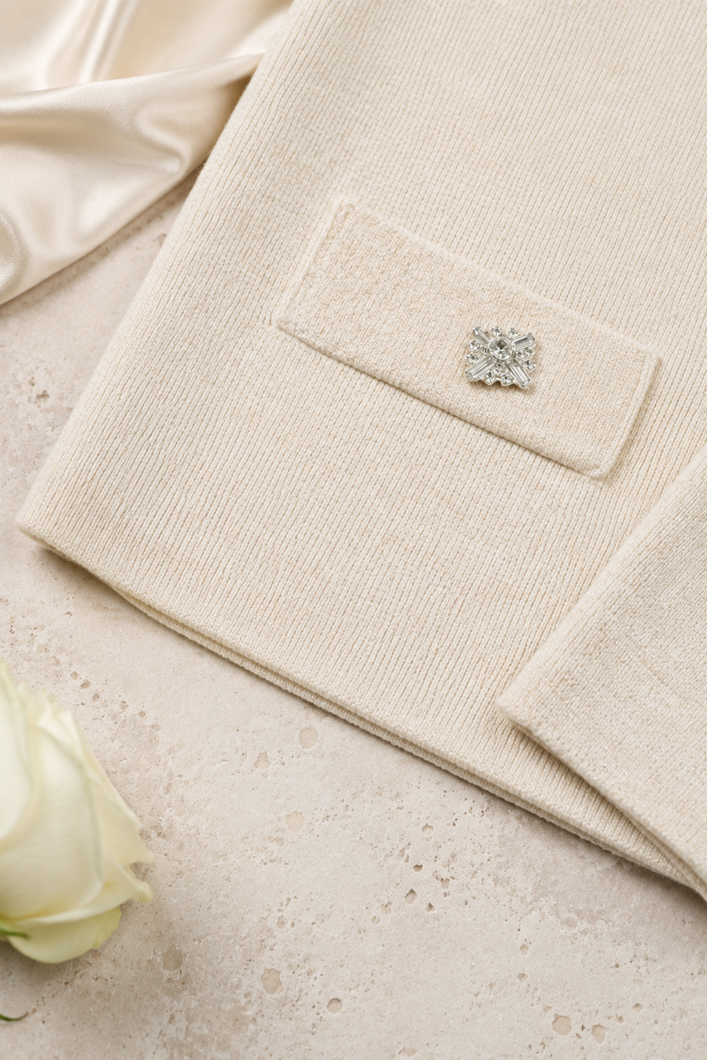 The Filippa Crystal Knit Set