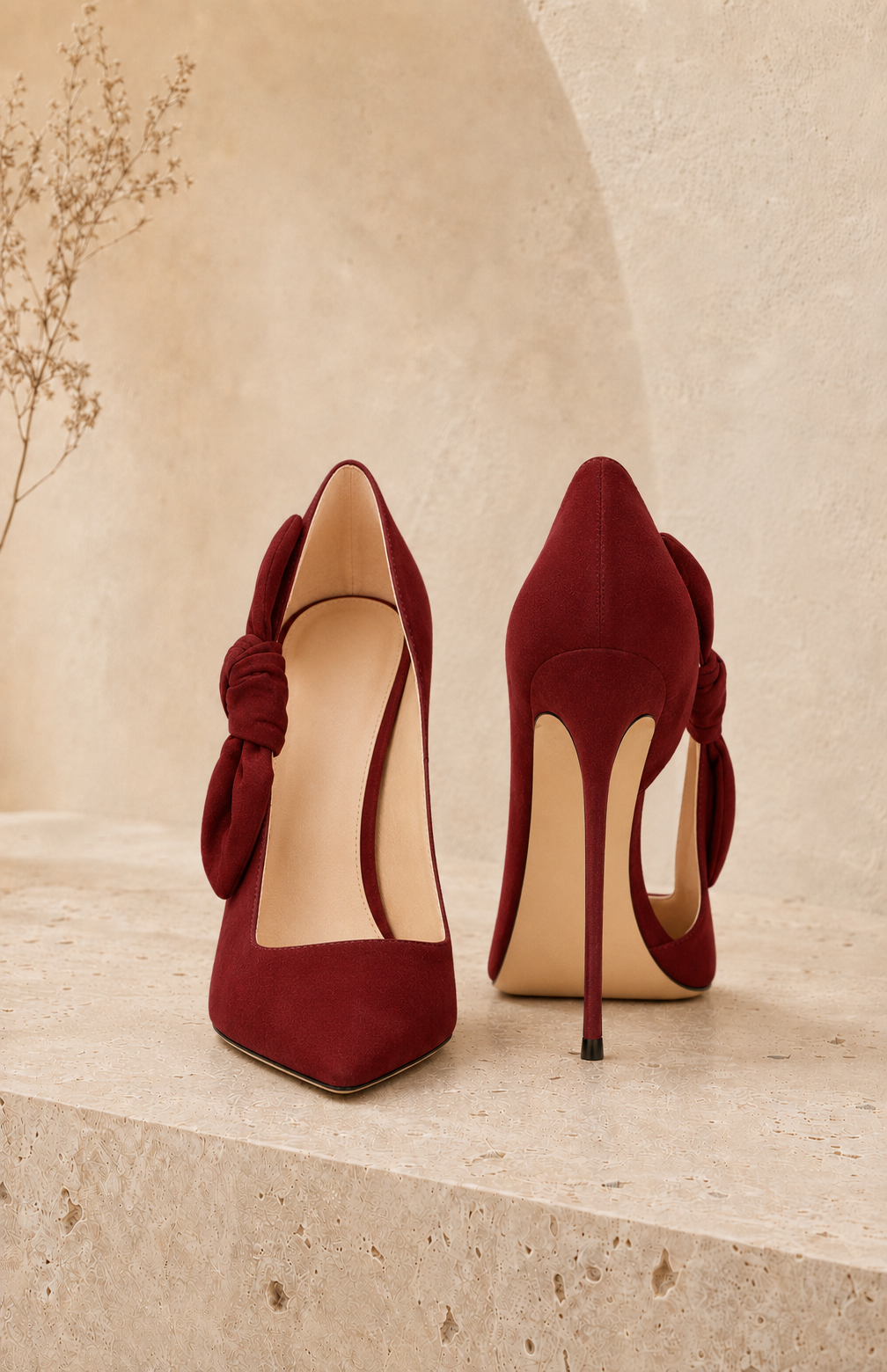 The Violetta Bow Pumps