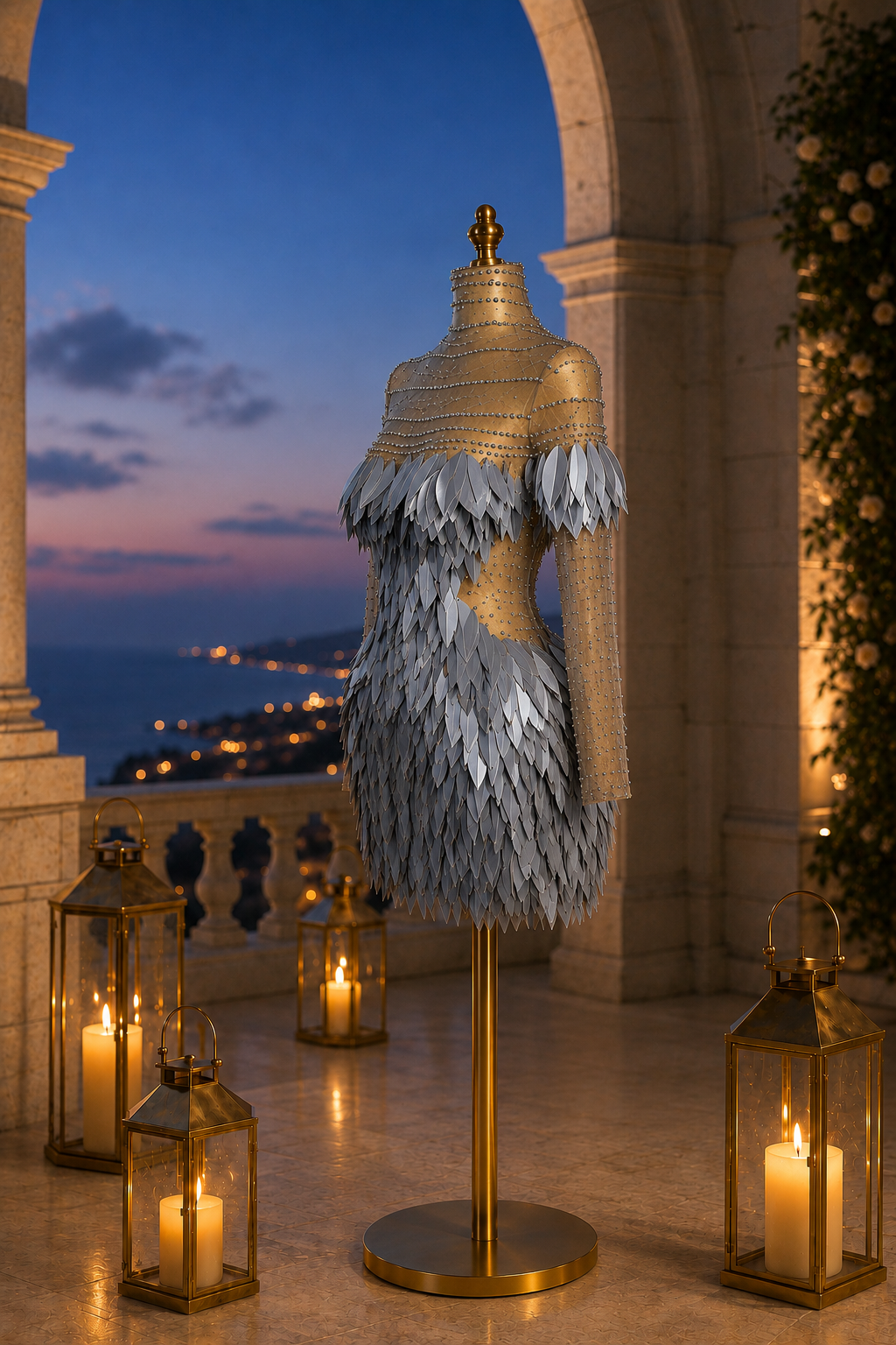 The Aurora Crystal Dress