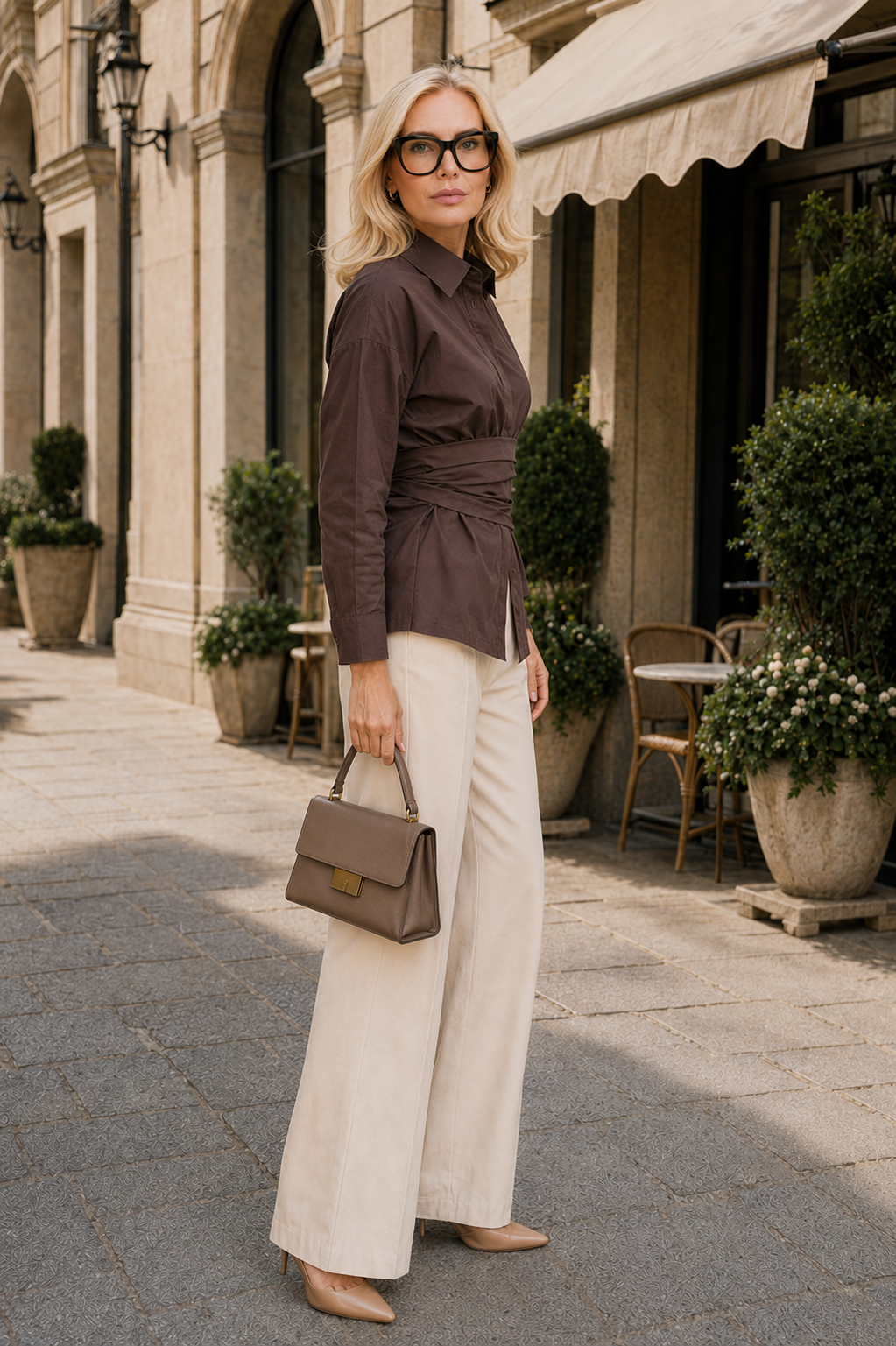 The Siena Sculpted Blouse