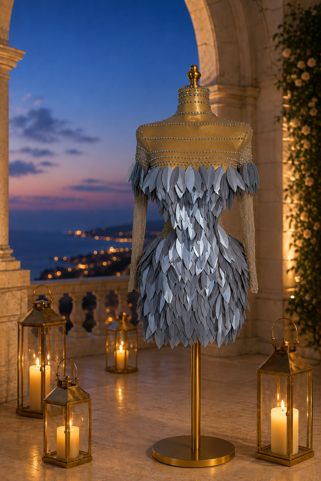 The Aurora Crystal Dress