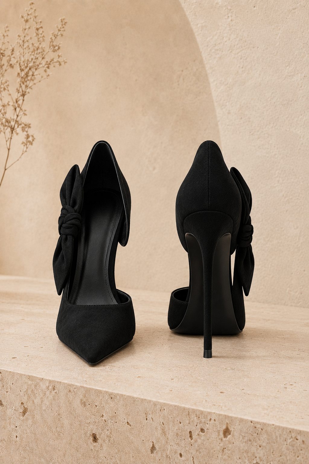The Violetta Bow Pumps