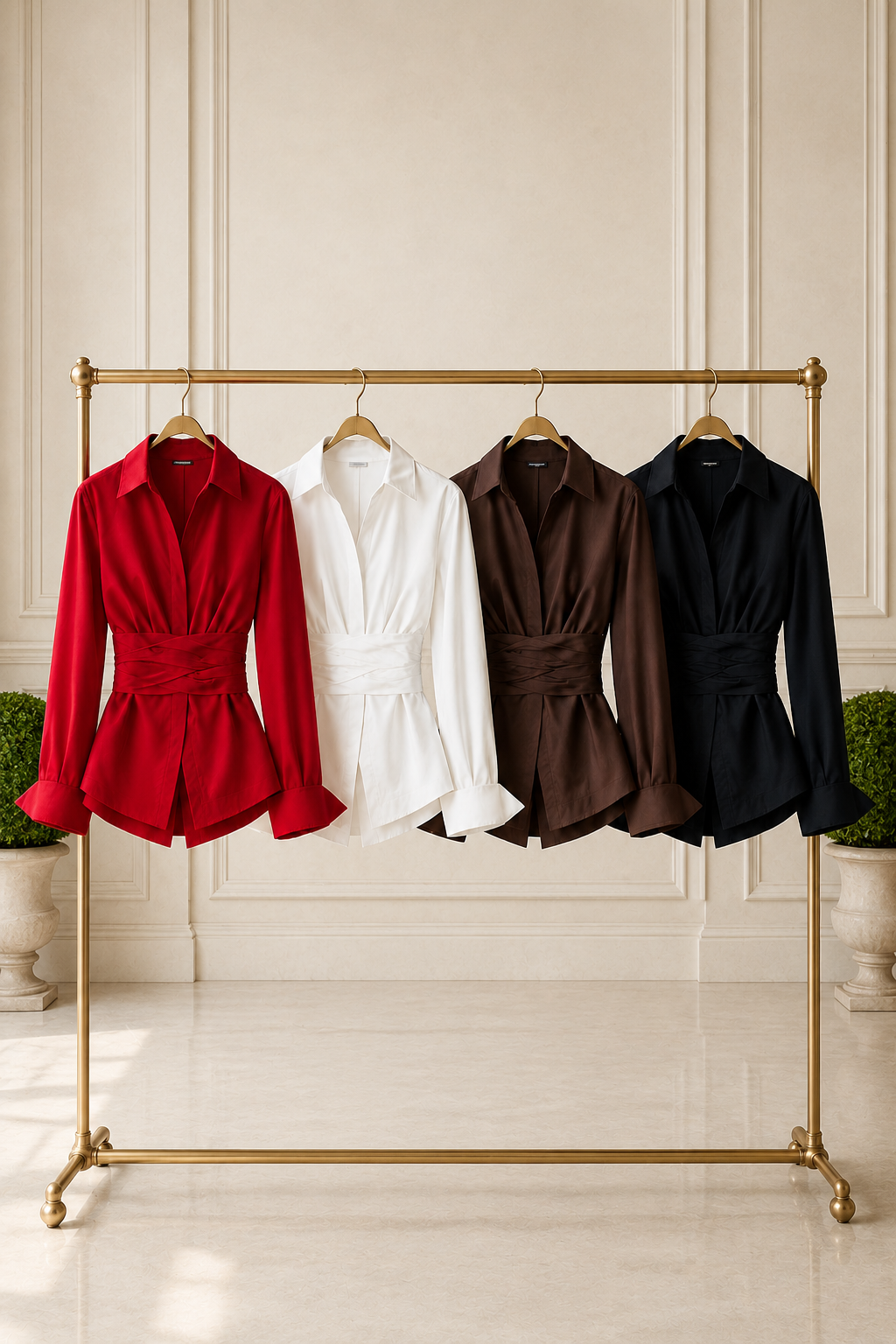 The Siena Sculpted Blouse