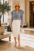 The Élise Ruffle Blouse